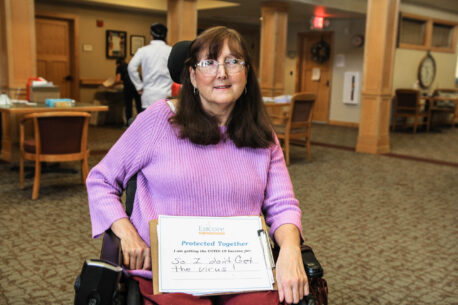 So I don't get the virus!