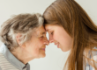 Grandmother and teen grand daughter